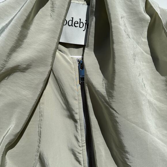 Rodebjer Leandra Over Coat Lightweight Jacket Clay Gray Grey NWT $550 XS Trench - Picture 13 of 16